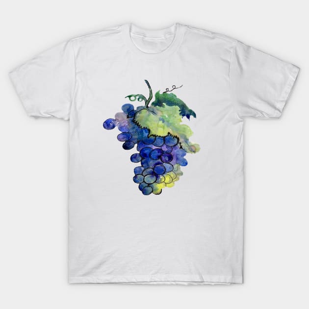 grapes growing for wine T-Shirt by ArtKsenia